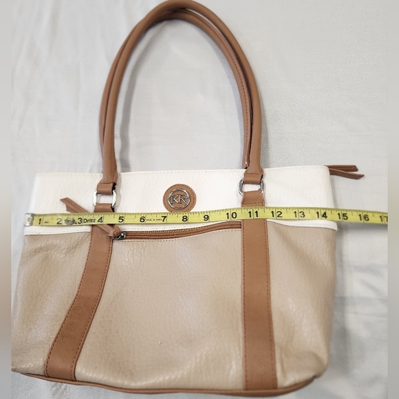 Kim Rogers Women's Two-Tone Shoulder Purse (Great For Upcycling) - Picture 7 of 16